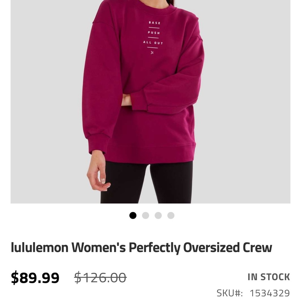 lululemon Women's Perfectly Oversized Crew